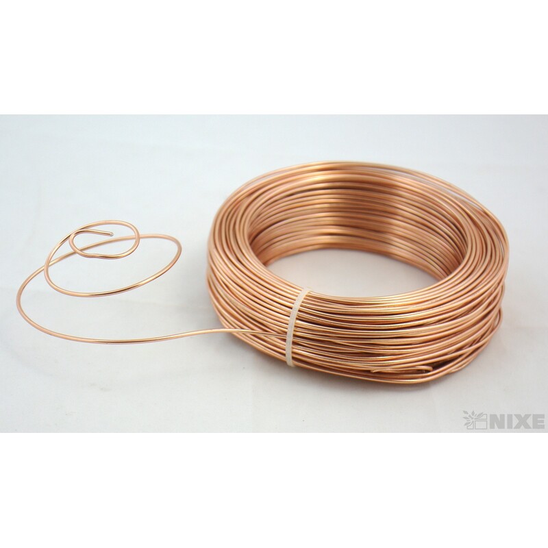 DRÁT HLINÍKOVÝ 2mmx60m*MĚDENÁ