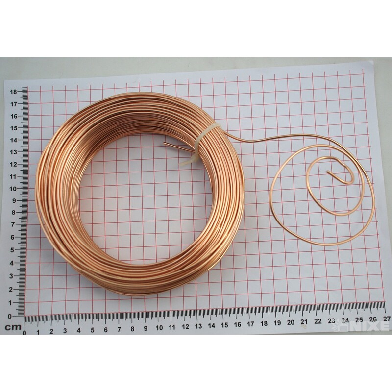 DRÁT HLINÍKOVÝ 2mmx60m*MĚDENÁ