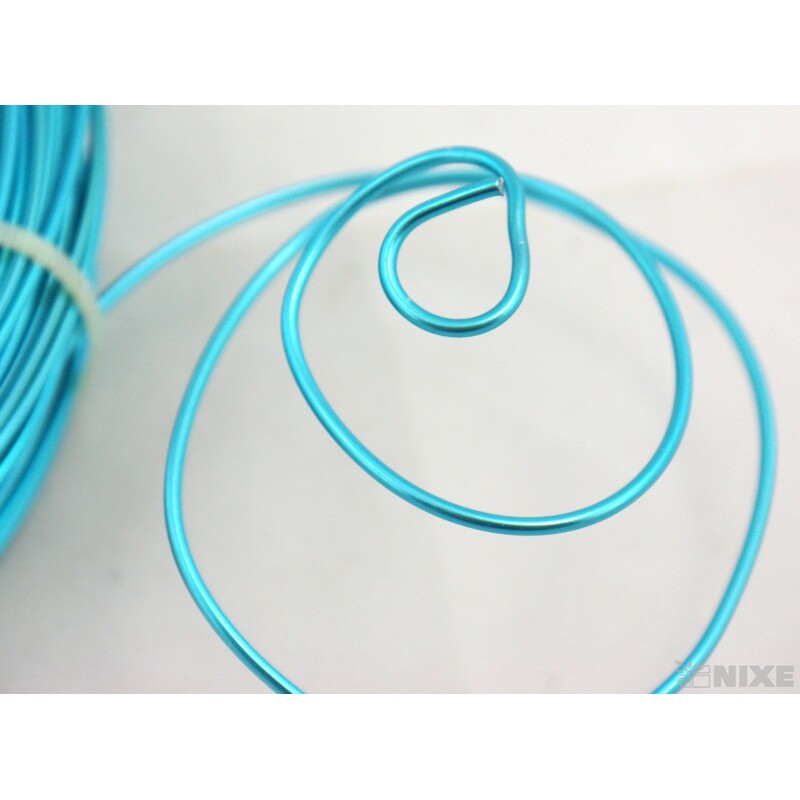 DRÁT HLINÍKOVÝ 2mmx60m*TYRKYSOVÁ