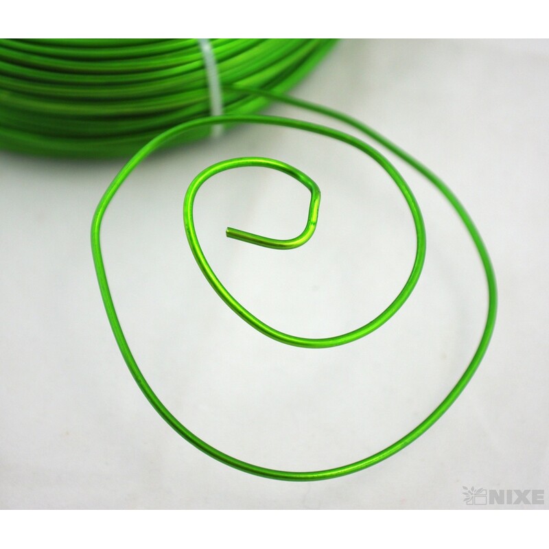 DRÁT HLINÍKOVÝ 2mmx60m*ZELENÁ SV.