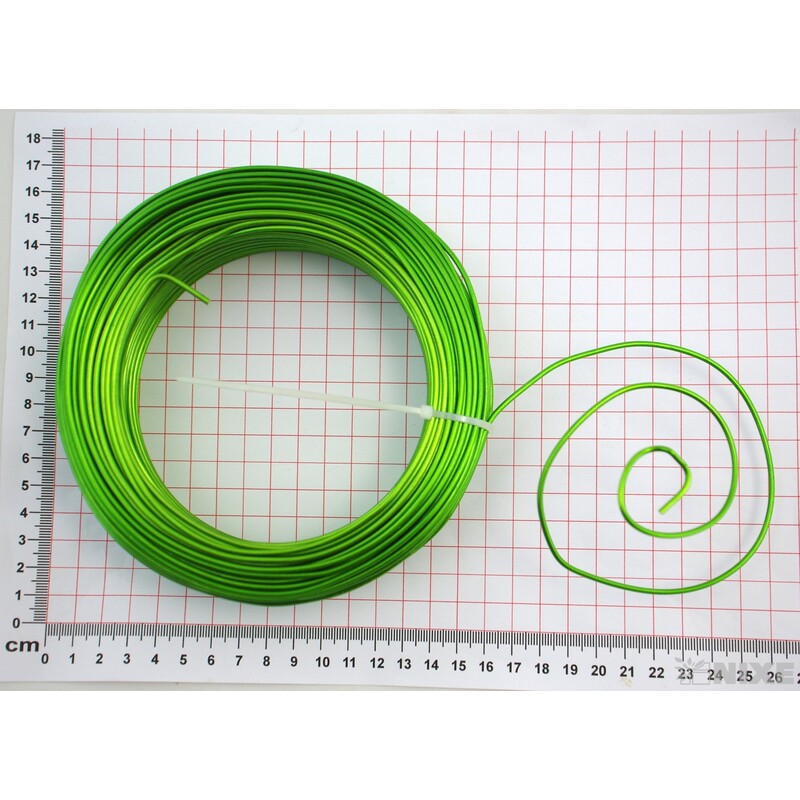 DRÁT HLINÍKOVÝ 2mmx60m*ZELENÁ SV.