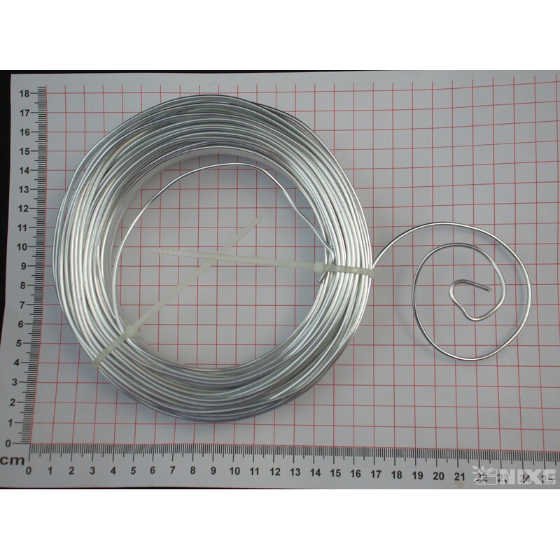 DRÁT HLINÍKOVÝ 2mmx60m*STŘÍBRNÁ