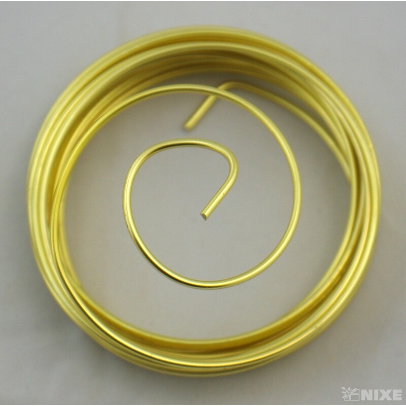 DRÁT HLINÍKOVÝ 2mmx5m*ZLATÁ