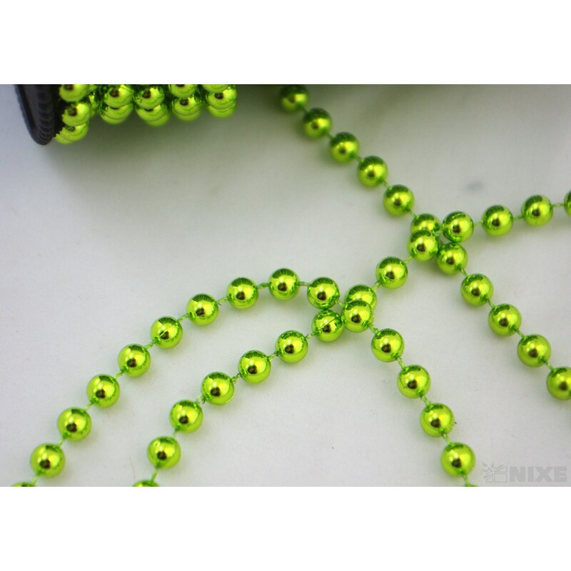 KORÁLKY ŘETĚZ 6mmx20m*ZELENÁ