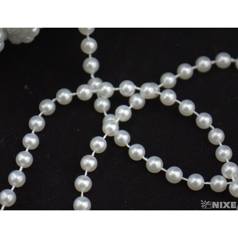 KORÁLKY ŘETĚZ 6mmx20m*PERLEŤ