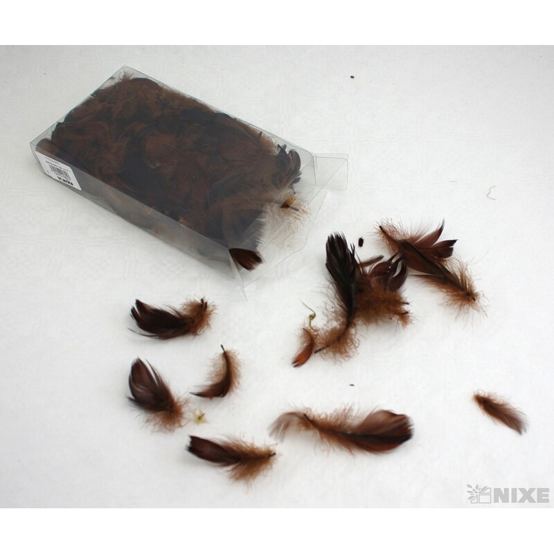 PEŘÍČKA BOX 15gr. cca 250ks*HNĚDÁ TM. C33