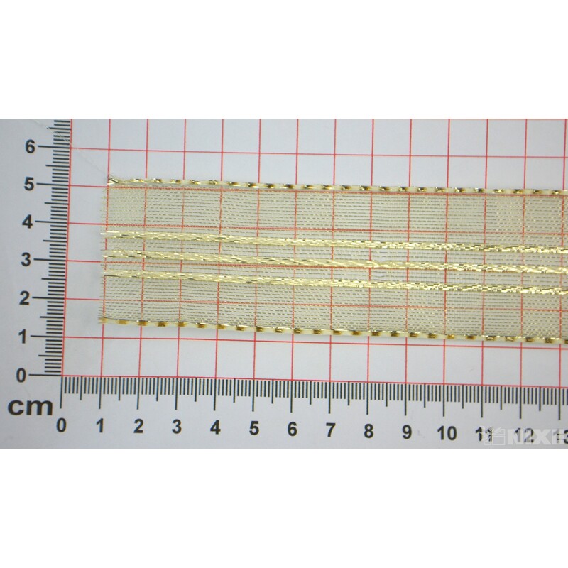 ADJUST.STUHA VÁNOČNÍ DR 40mmx25m*ZLATÁ 379901