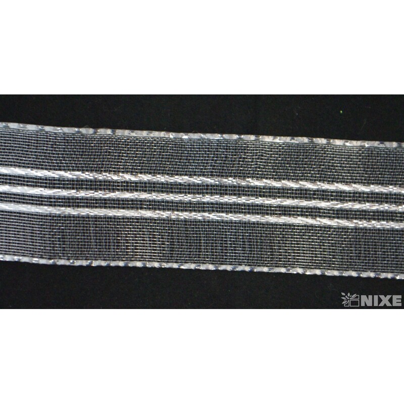 ADJUST.STUHA VÁNOČNÍ DR 40mmx25m*STŘÍBRNÁ 379902