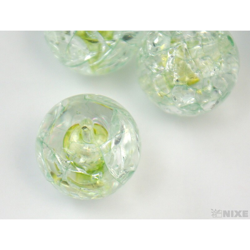 KORÁLKY KRAK 25mm 5ks*ZELENÁ