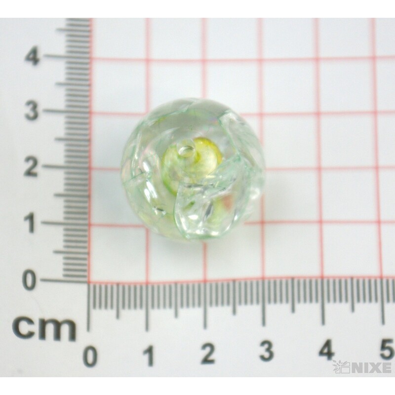 KORÁLKY KRAK 25mm 5ks*ZELENÁ