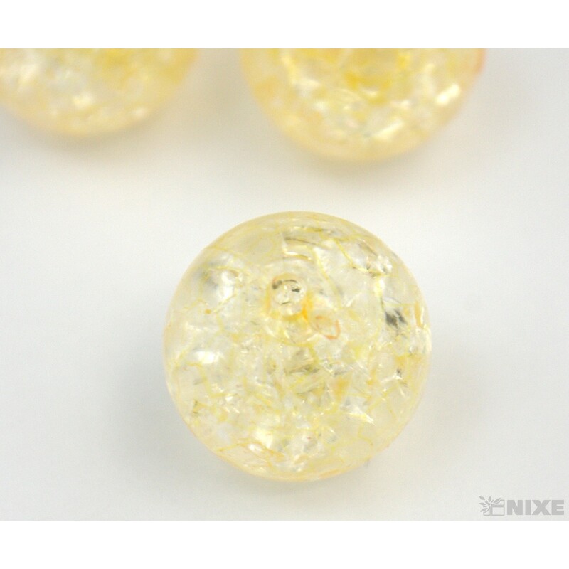 KORÁLKY KRAK 25mm 5ks*ORANŽOVÁ