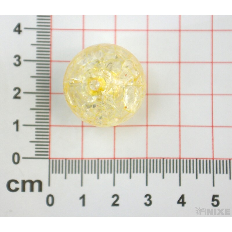 KORÁLKY KRAK 25mm 5ks*ORANŽOVÁ