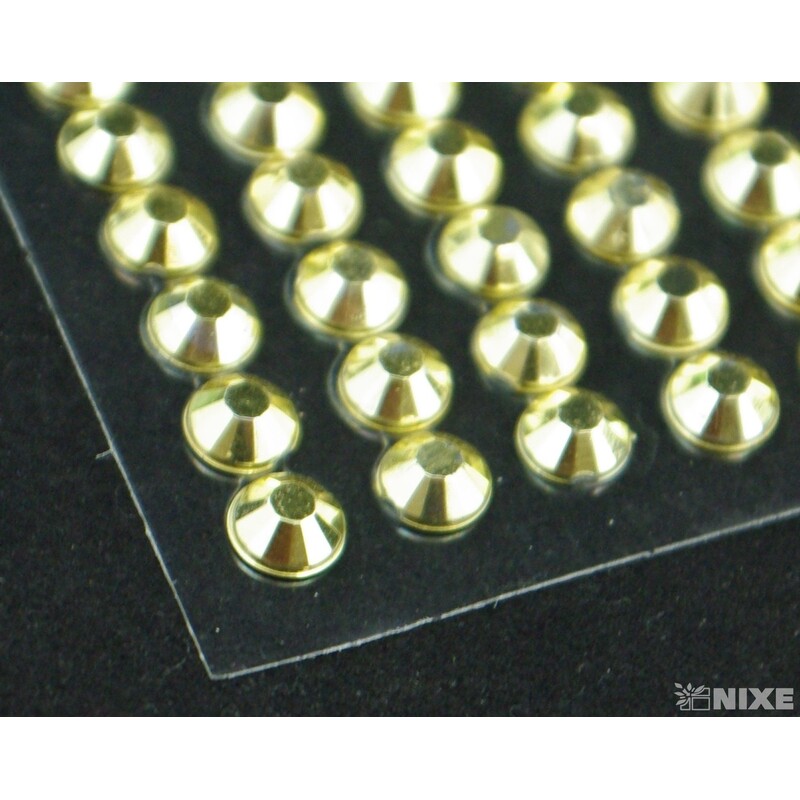 PERLIČKY NALEPOVACÍ 6mm 260ks*ZLATÁ