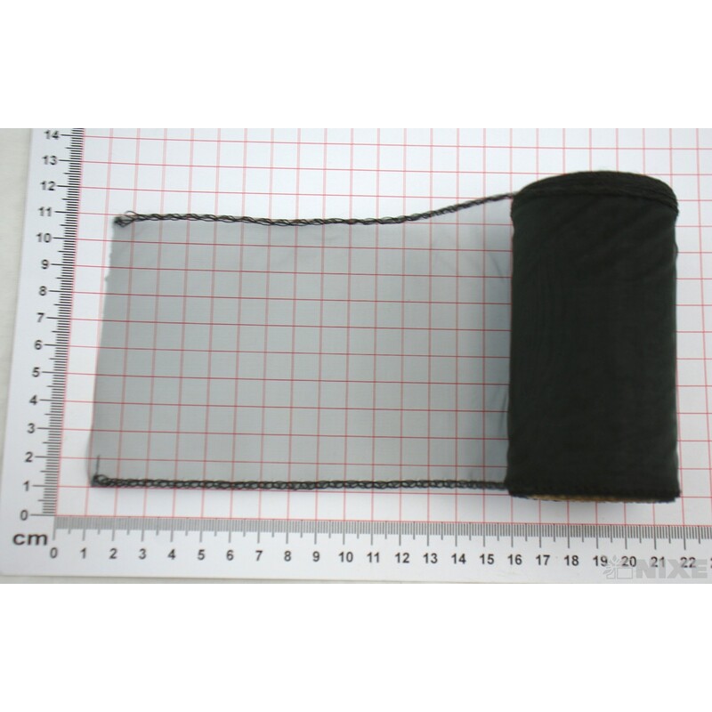 ORGANZA 10cmx10yd*ČERNÁ 046