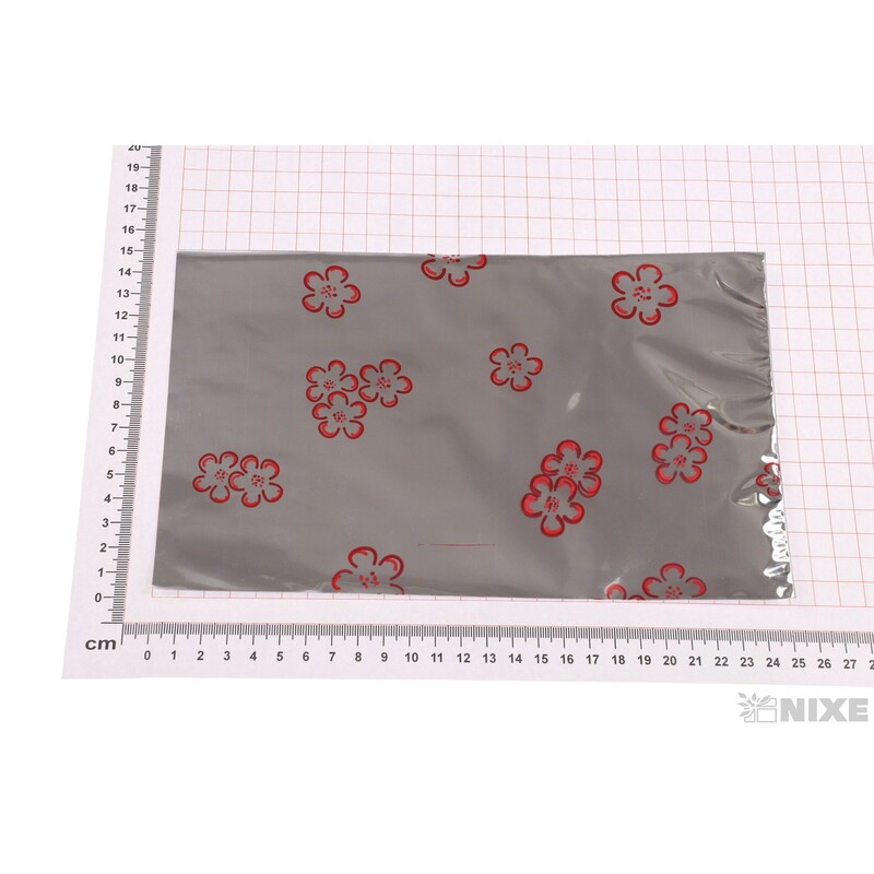 15x25cm JABLOŇ KVĚT M SÁČEK 50ks*ČERVENÁ