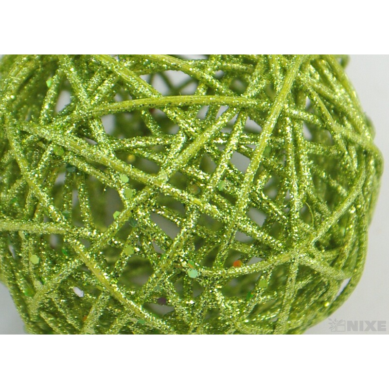 KOULE RATTAN METAL 10cm*MIX BAREV