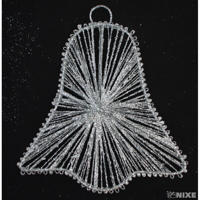 ZÁVĚS ZVONEK DRÁT 15cm*STŘÍBRNÁ