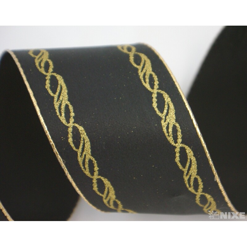 PL STUHA SMUTEČNÍ 60mmx10yd*ČERNÁ