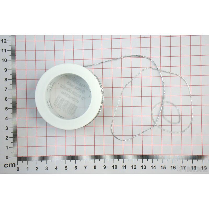 GYMPA SLABÁ CÍVKA 1mmx25m*STŘÍBRNÁ 910600