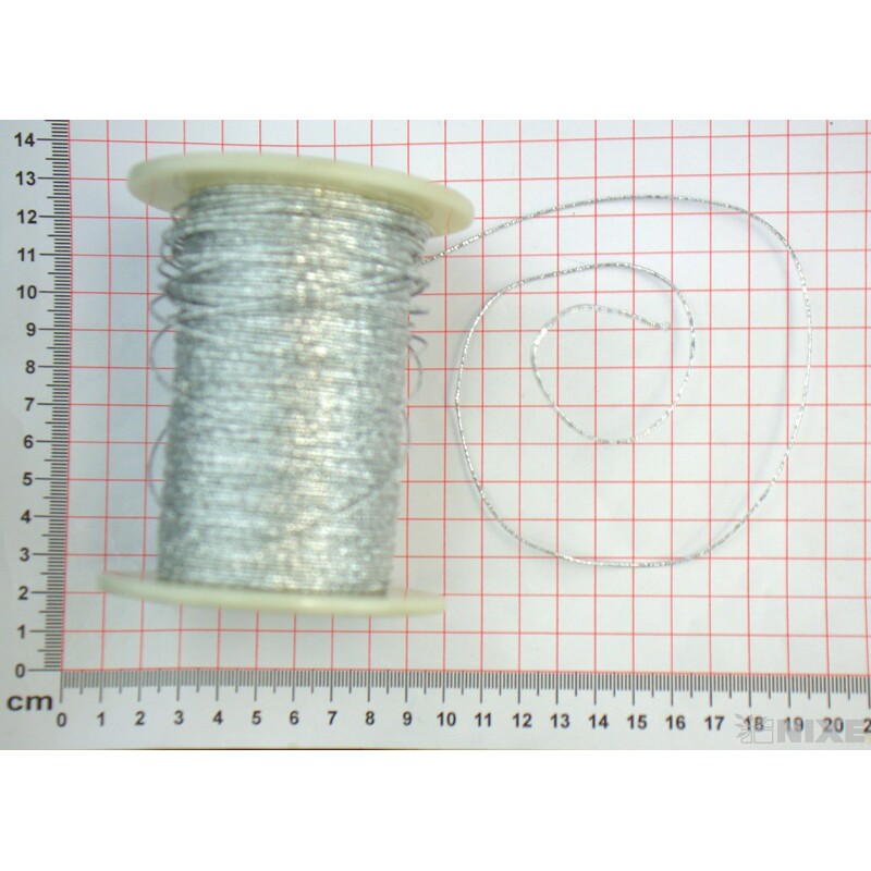 GYMPA SLABÁ METAL CÍVKA 1mmx100m*STŘÍBRNÁ 910600