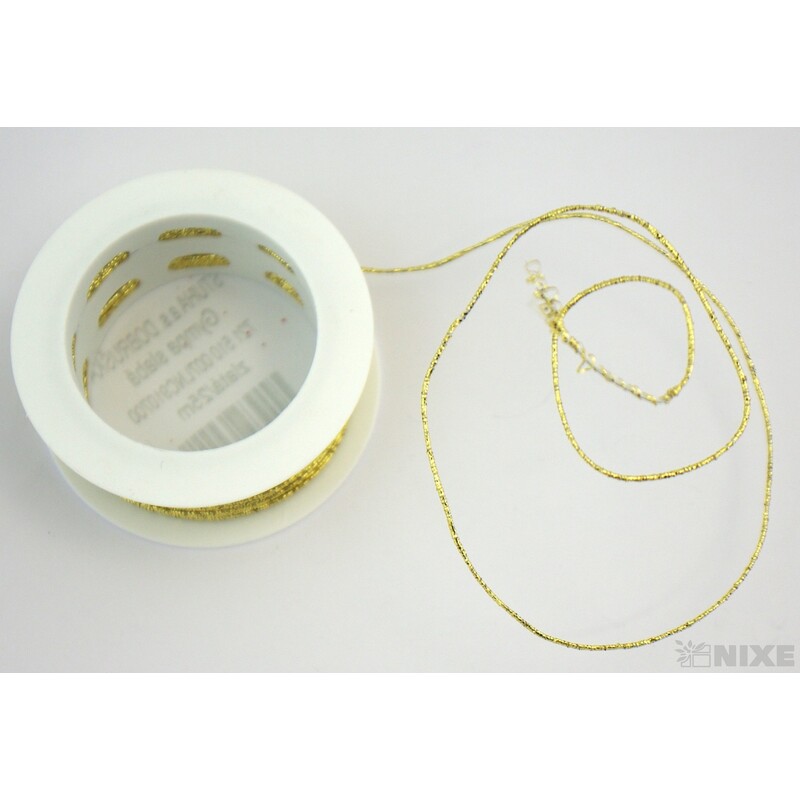 GYMPA SLABÁ CÍVKA 1mmx25m*ZLATÁ 910700