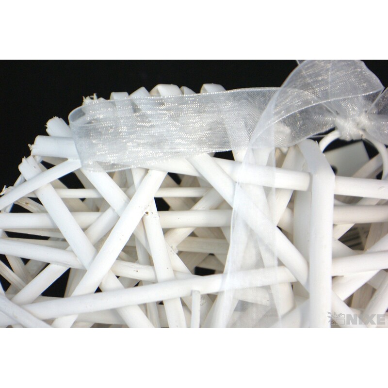 ZÁVĚS SRDCE 25cm*BÍLÁ