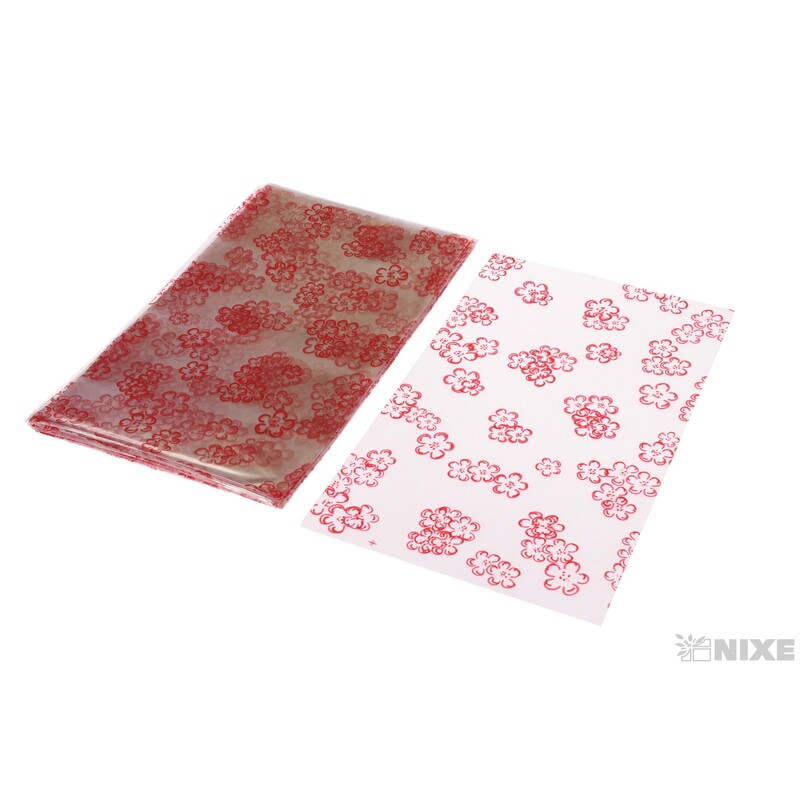 20x35cm JABLOŇ KVĚT T SÁČEK 50ks*ČERVENÁ