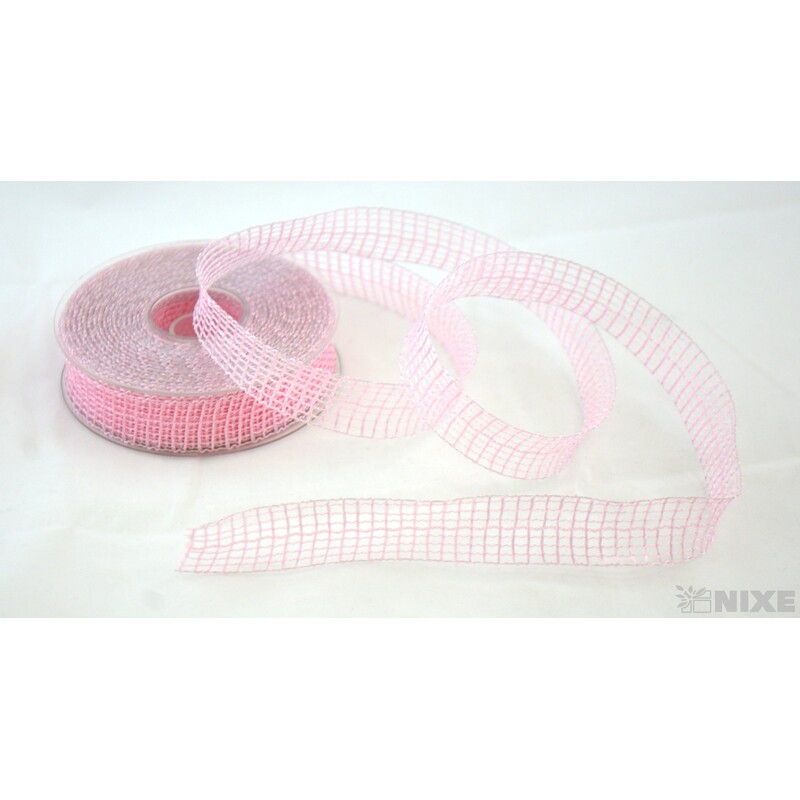 RASCHELBAND 4154 25mmx25m*RŮŽOVÁ 216