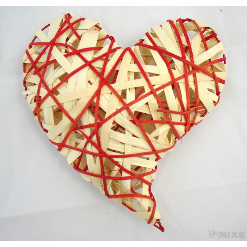 SRDCE 25x30cm*PŘÍRODNÍ