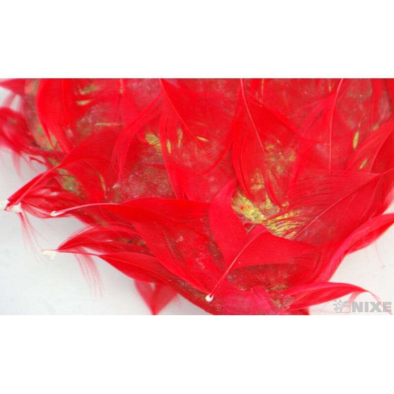 ZÁVĚS SRDCE 16cm*ČERVENÁ