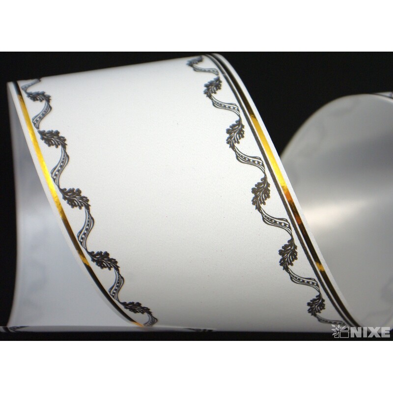 POHŘEBNÍ PÁSEK 80mmx50yd TISK*BÍLÁ