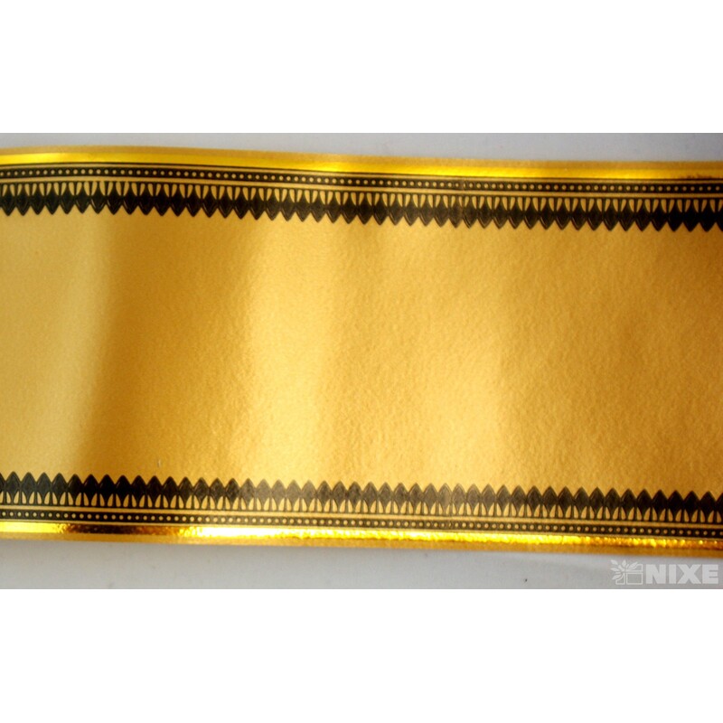 POHŘEBNÍ PÁSEK 80mmx50yd TISK*ZLATÁ