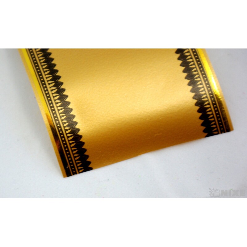 POHŘEBNÍ PÁSEK 80mmx50yd TISK*ZLATÁ