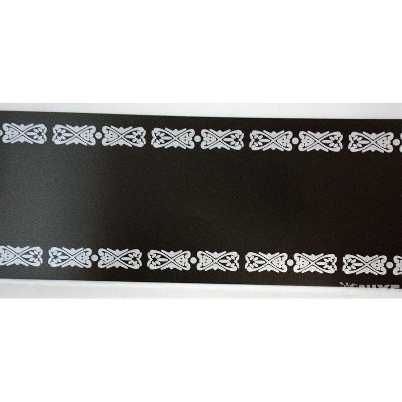 POHŘEBNÍ STUHA SP 76mmx50m*ČERNÁ+STŘÍBRNÁ