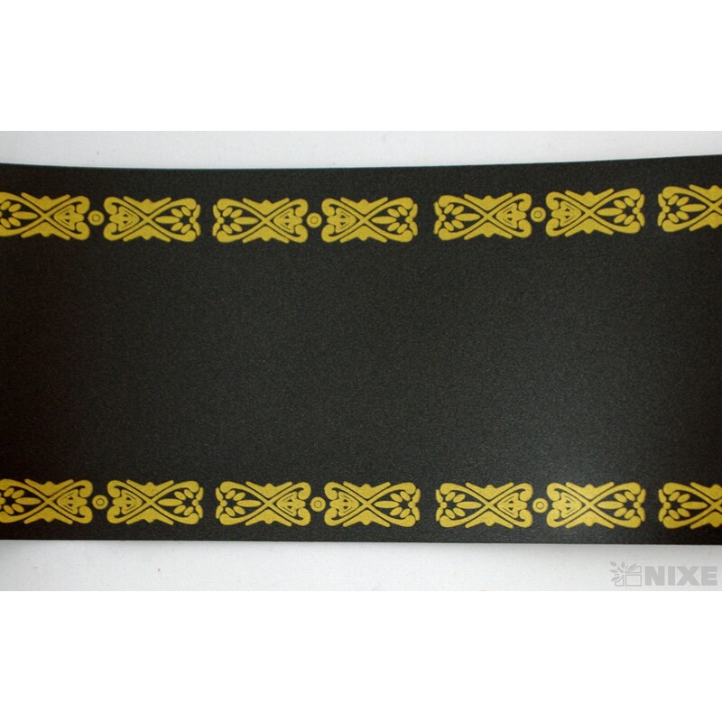 POHŘEBNÍ STUHA SP 76mmx50m*ČERNÁ+ZLATÁ