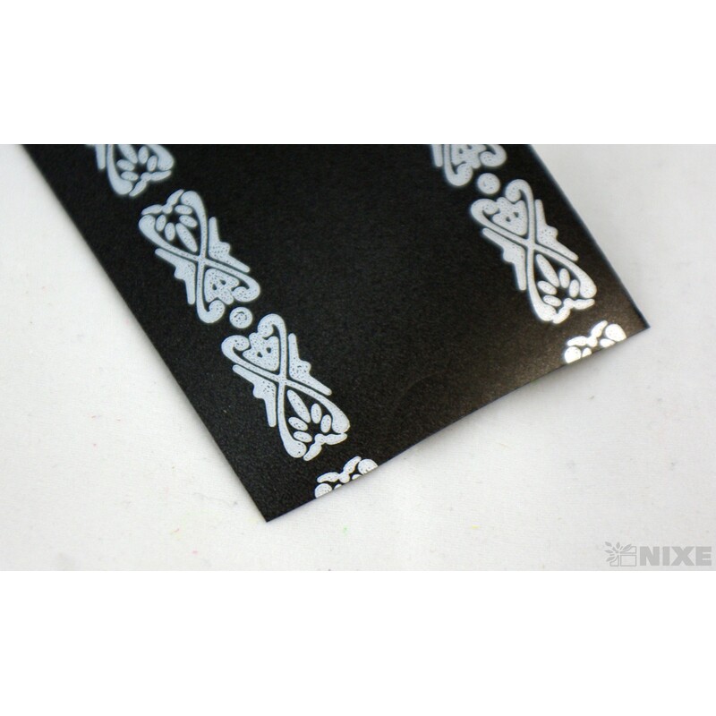 POHŘEBNÍ STUHA SP 57mmx50m*ČERNÁ+STŘÍBRNÁ