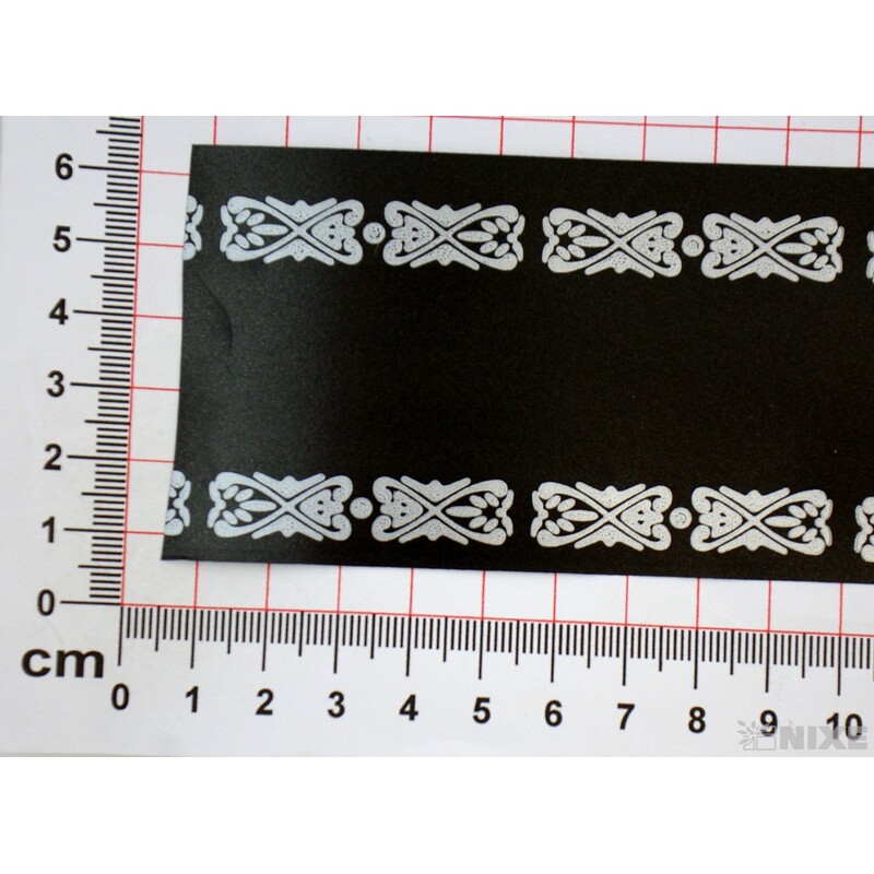 POHŘEBNÍ STUHA SP 57mmx50m*ČERNÁ+STŘÍBRNÁ