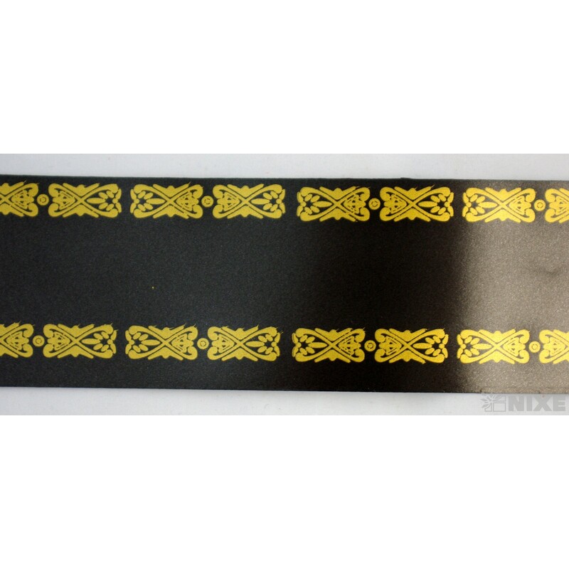 POHŘEBNÍ STUHA SP 57mmx50m*ČERNÁ+ZLATÁ