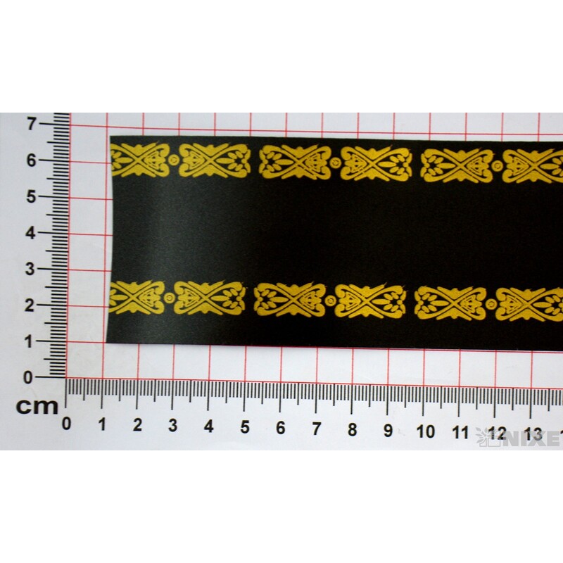 POHŘEBNÍ STUHA SP 57mmx50m*ČERNÁ+ZLATÁ