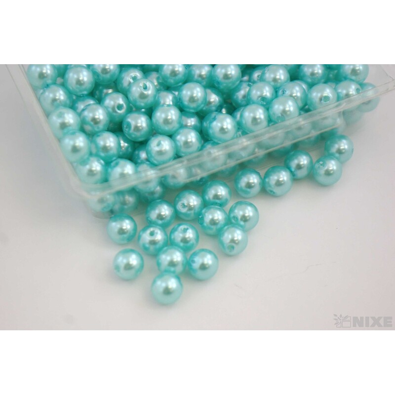 KORÁLKY 8mm 45g*TYRKYSOVÁ