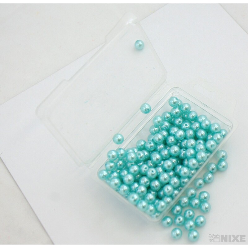 KORÁLKY 8mm 45g*TYRKYSOVÁ