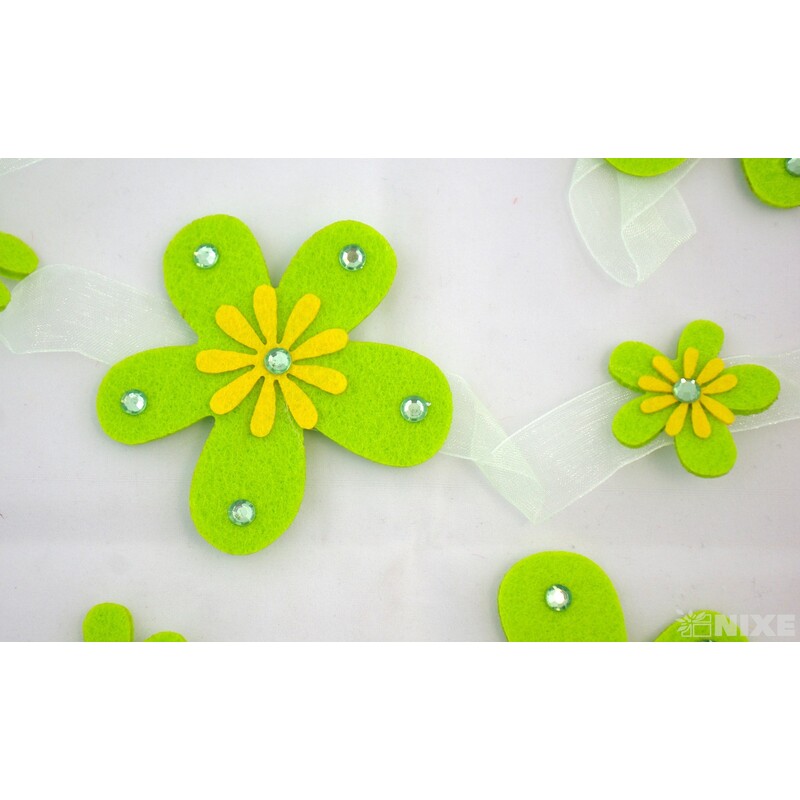 GIRLANDA FILC KYTKY 8x120cm*MIX BAREV