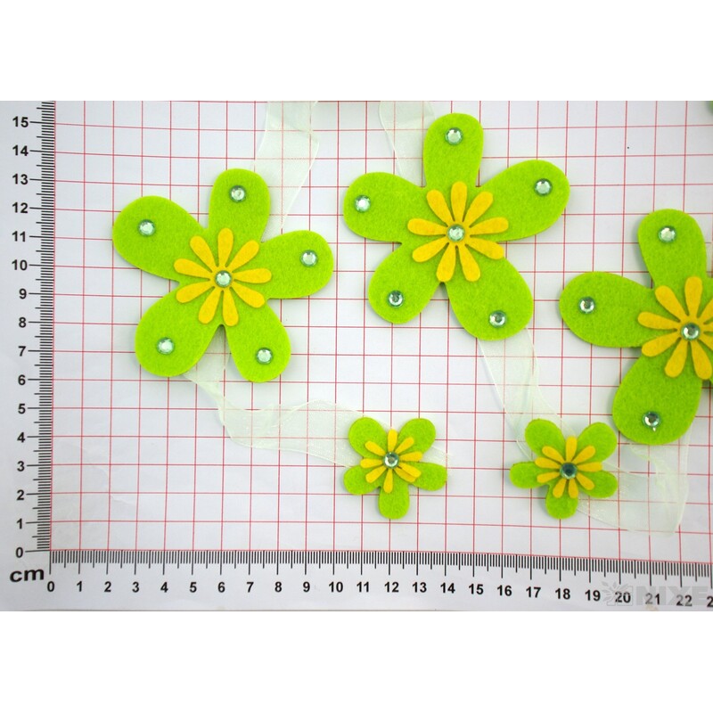 GIRLANDA FILC KYTKY 8x120cm*MIX BAREV