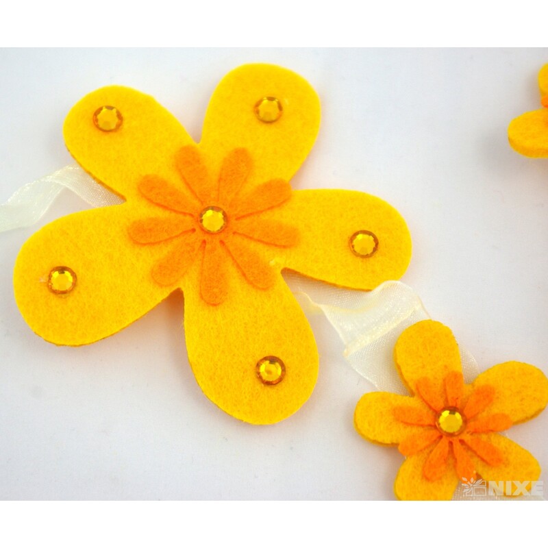 GIRLANDA FILC KYTKY 8x120cm*MIX BAREV