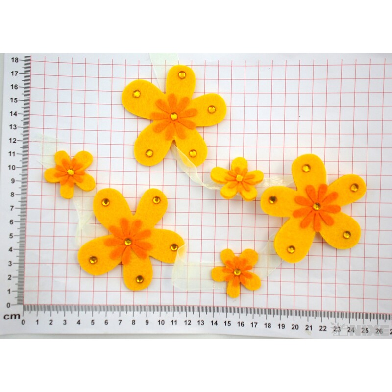 GIRLANDA FILC KYTKY 8x120cm*MIX BAREV