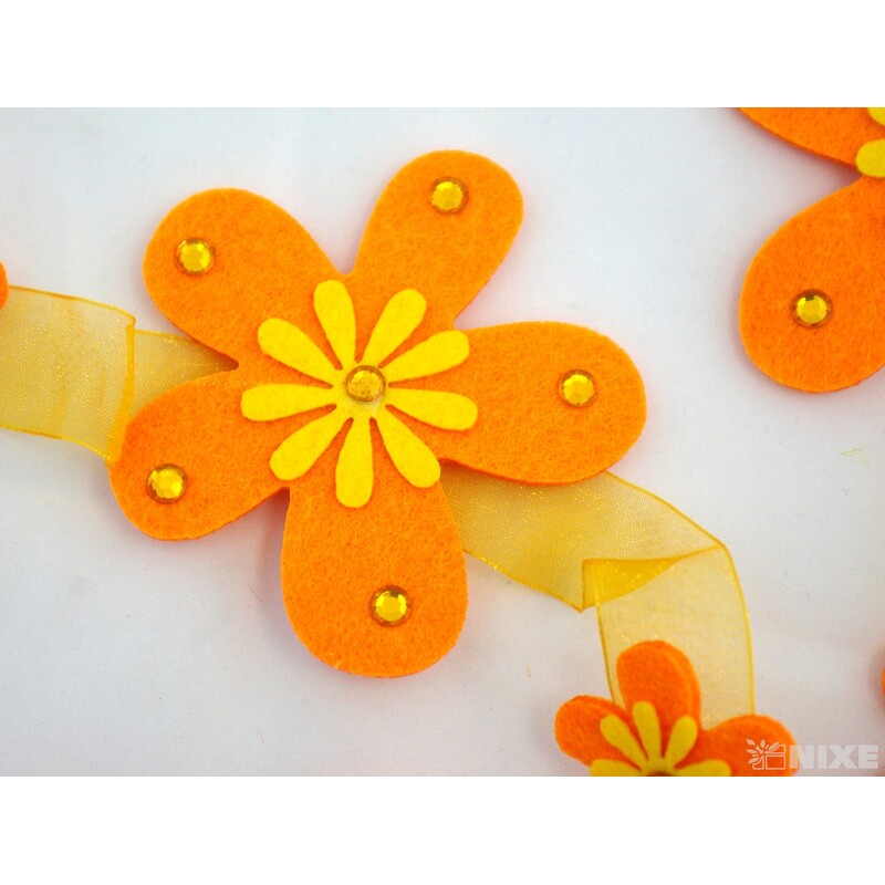 GIRLANDA FILC KYTKY 8x120cm*MIX BAREV