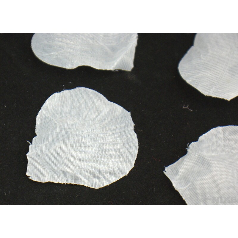 OKVĚTNÍ LÍSTKY RŮŽÍ 100ks*BÍLÁ