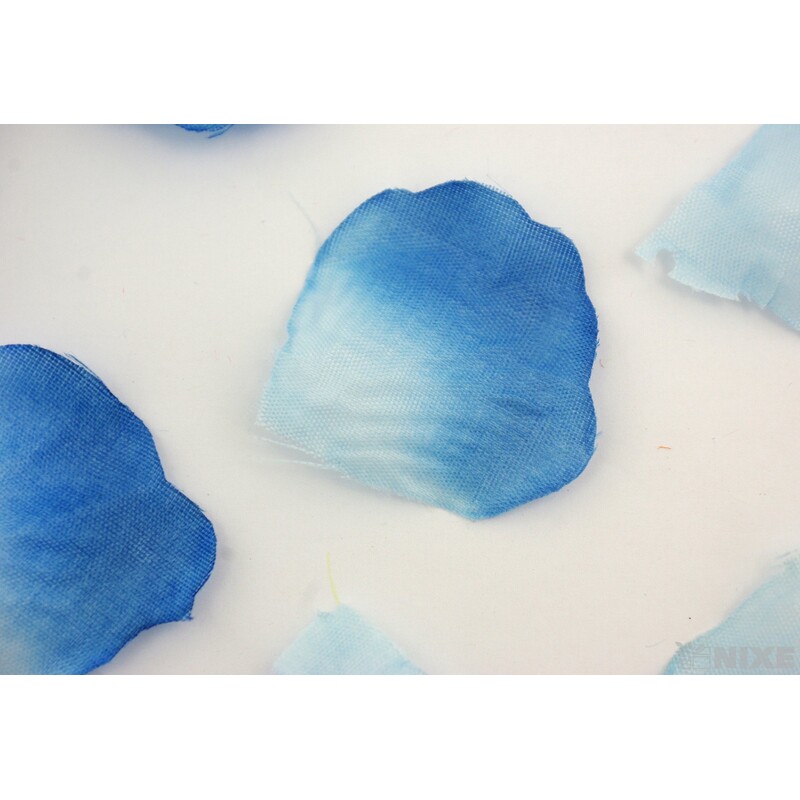 OKVĚTNÍ LÍSTKY RŮŽÍ 100ks*MODRÁ