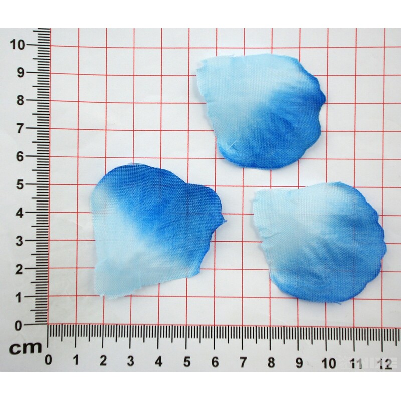 OKVĚTNÍ LÍSTKY RŮŽÍ 100ks*MODRÁ