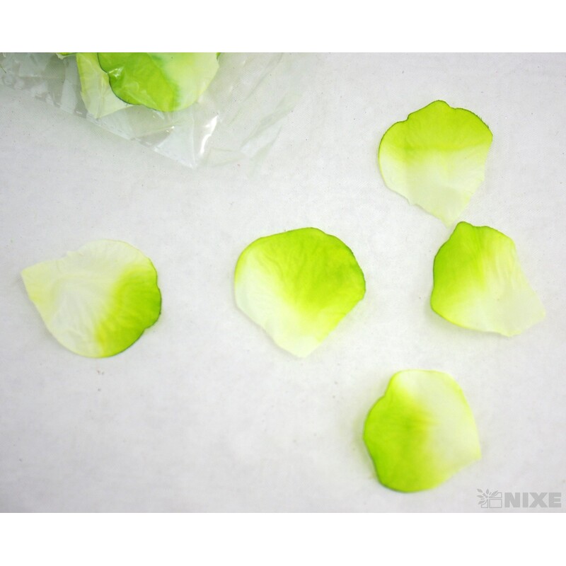 OKVĚTNÍ LÍSTKY RŮŽÍ 100ks*ZELENÁ SV.